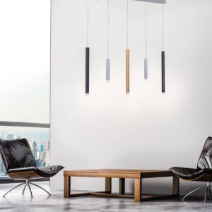 Svítidlo PURE stříbrná/černá/zlatá hliník/ocel/PMMA