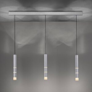 Svítidlo PURE hliník/satinovaný hliník/akryl