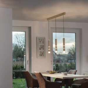 Svítidlo PURE mosaz matná/satinovaná hliník/akryl