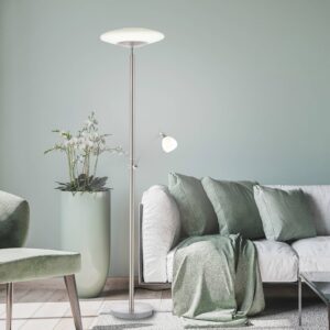 Svítidlo Paul Neuhaus ocel/bílá železo/sklo