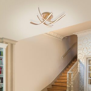 Svítidlo Paul Neuhaus zlatý/bílý železo/plast