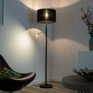 Svítidlo Paul Neuhaus nikl/bílá železo/textil