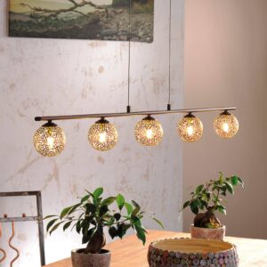 Svítidlo Paul Neuhaus rezavě hnědá/zlatá ocel/kov