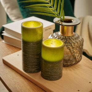 Svítidlo Pauleen tmavě zelená vosk