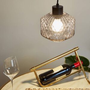 Svítidlo Pauleen kouřově šedá sklo