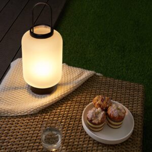 Svítidlo Pauleen bílá/černá sklo/plast/kov