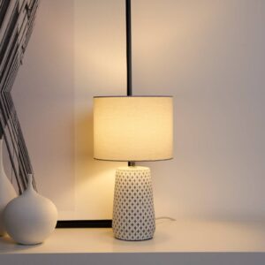 Svítidlo Pauleen šedý/bílý beton/textil