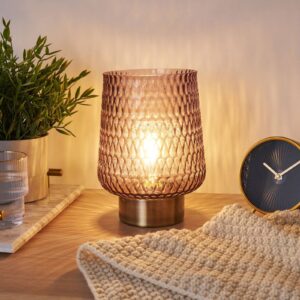 Svítidlo Pauleen kouřově šedá sklo/kov