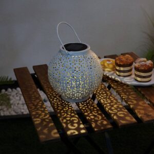 Svítidlo Pauleen antická bílá kov