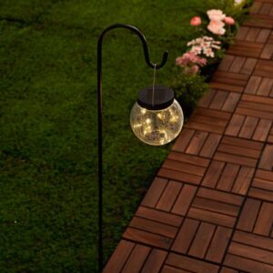 Svítidlo Pauleen černá/čirá kov/sklo