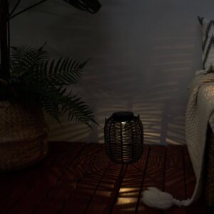 Svítidlo Pauleen černá polyratan