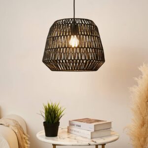 Svítidlo Pauleen černá kov/papír