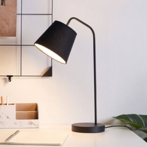 Svítidlo Pauleen černý kov/látka