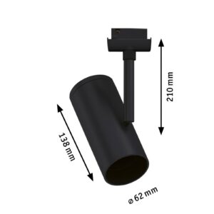 Svítidlo Paulmann matná černá kov