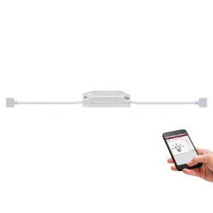 Svítidlo Paulmann bílá/šedá plast