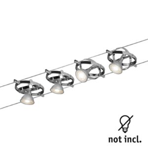 Svítidlo Paulmann chrom matný/chrom kov