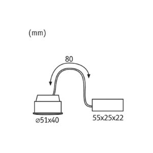 Svítidlo Paulmann opál plast