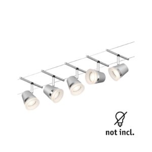 Svítidlo Paulmann chrom matný kov/plast