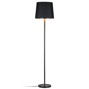 Svítidlo Paulmann černá/měď kov/textil/marmor