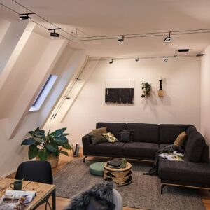 Svítidlo Paulmann matná černá kov/plast