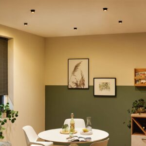 Svítidlo Paulmann černý matný/zlatý hliník