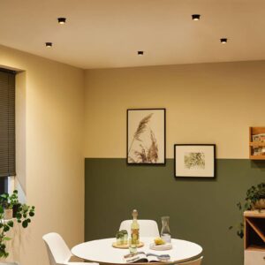 Svítidlo Paulmann černý matný/zlatý hliník