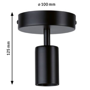 Svítidlo Paulmann černá matná kov