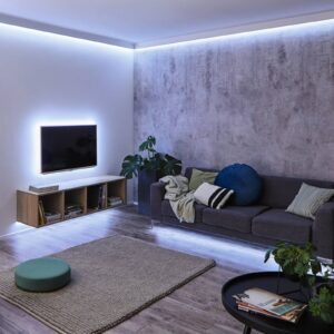 Svítidlo Paulmann stříbrná plast