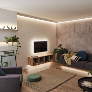 Svítidlo Paulmann stříbrná plast