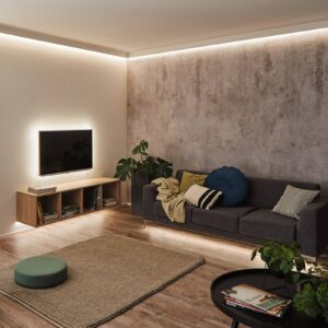 Svítidlo Paulmann stříbrná plast