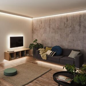 Svítidlo Paulmann stříbrná plast