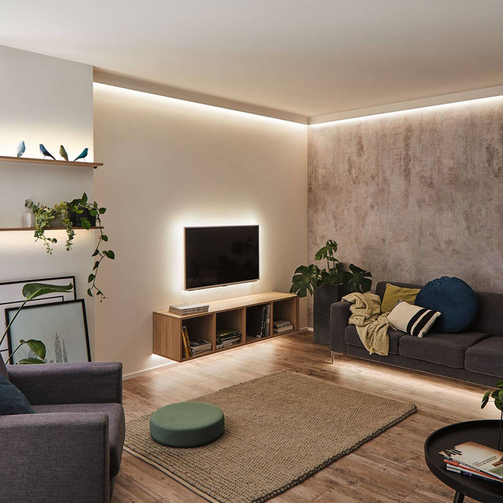 Svítidlo Paulmann stříbrná plast