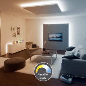 Svítidlo Paulmann stříbrná plast