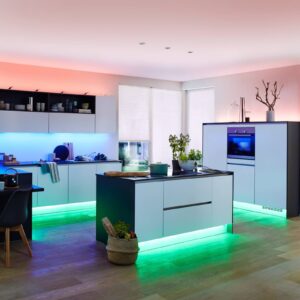 Svítidlo Paulmann stříbrná plast