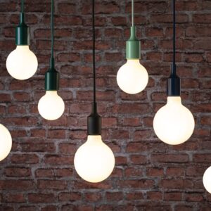 Svítidlo Paulmann světle zelená/černá silikon/plast