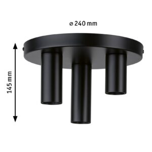 Svítidlo Paulmann černá matná kov