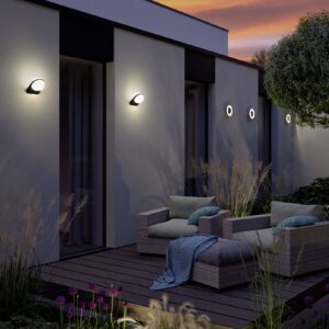 Svítidlo Paulmann antracit/bílá satinovaná hliník/plast