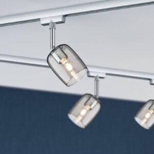 Svítidlo Paulmann chrom/kouřově šedá kov/plast