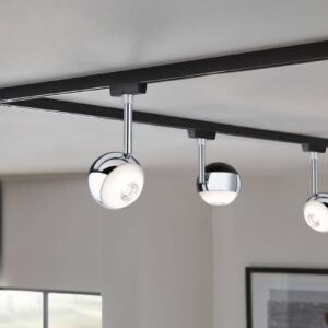 Svítidlo Paulmann černá matná/chrom kov