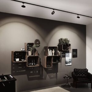 Svítidlo Paulmann černý/chrom kov/plast