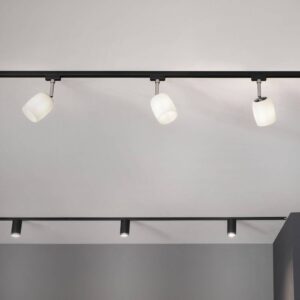 Svítidlo Paulmann černá/bílá satinovaná kov