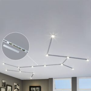 Svítidlo Paulmann matný chrom plast