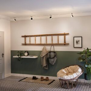 Svítidlo Paulmann černý/chrom plast/kov