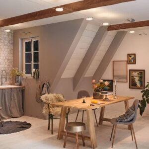 Svítidlo Paulmann opálová/chrom plast