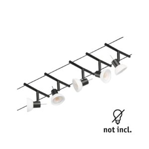 Svítidlo Paulmann černá matná plast