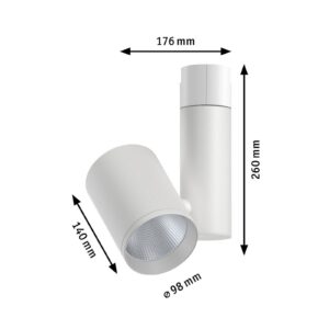 Svítidlo Paulmann matná bílá kov