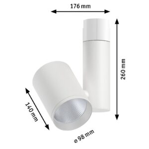 Svítidlo Paulmann matná bílá kov