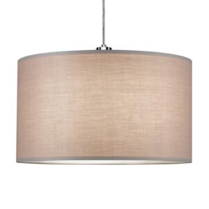 Svítidlo Paulmann světle šedá textil
