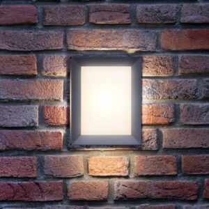 Svítidlo Philips antracit/bílá satinovaná hliník/plast