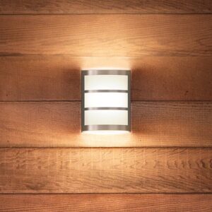 Svítidlo Philips nerez/bílá satinovaná nerez/plast